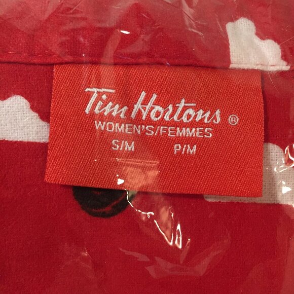 Tim Hortons Coffee Donuts Doughnuts Women Pyjamas Pjs Small Medium NEW In Packag - Picture 2 of 4